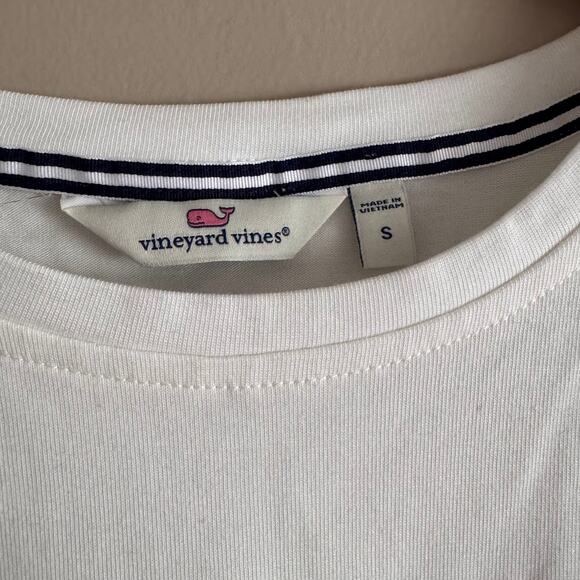 Vineyard Vines Women's Striped Deluxe T-Shirt Red White and Blue Top Size Small - Picture 2 of 5